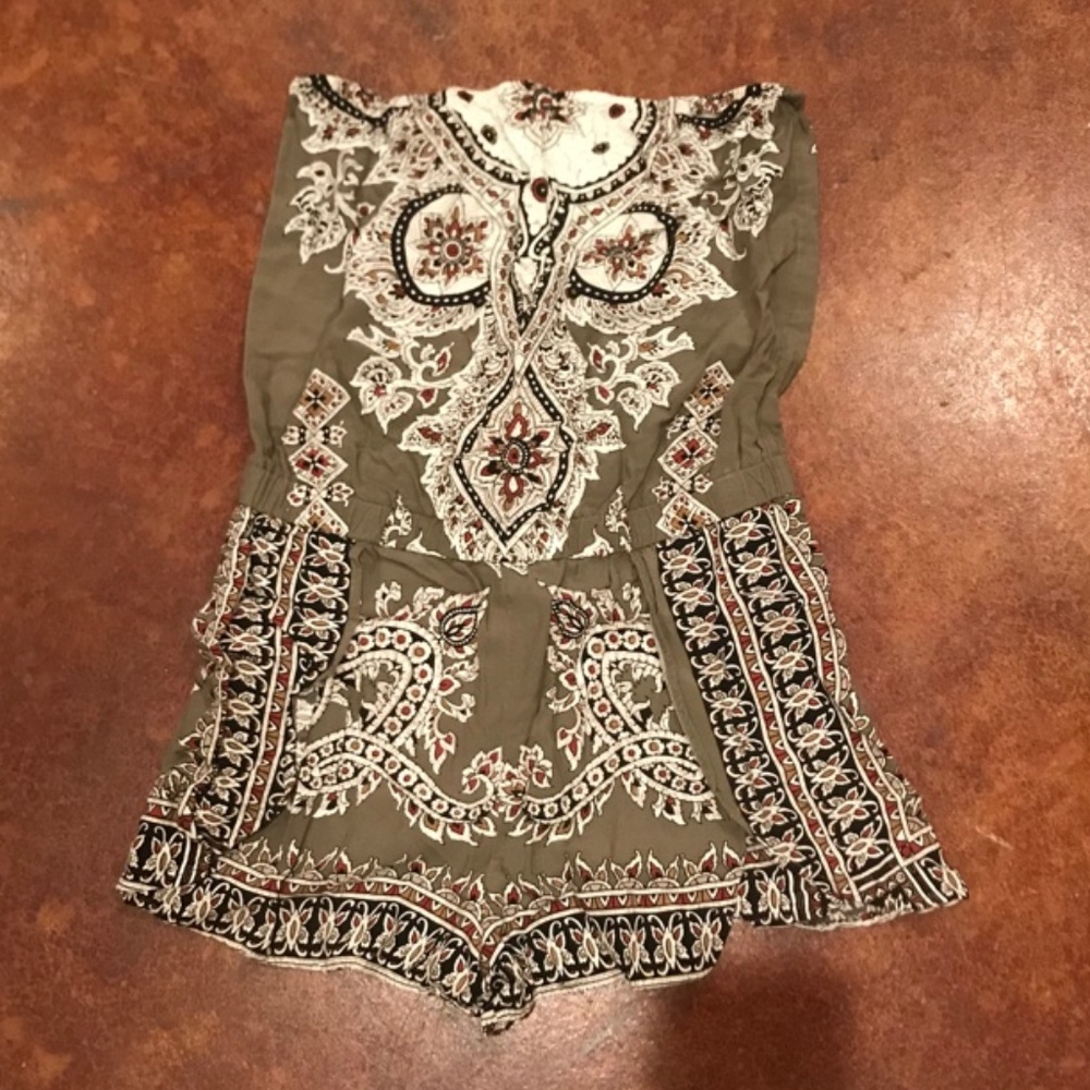 Strapless Romper by Akualani